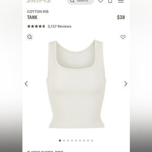 Skims cotton rib tank